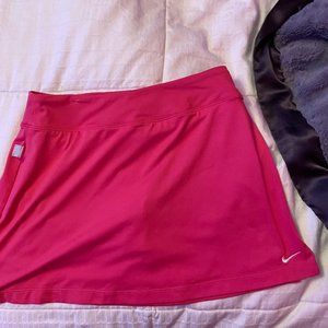 nike pink tennis skirt